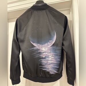 🌙 Saint Laurent Paris Sea Rising Moon Jacket - Rare Collector’s Piece!